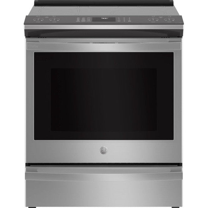GE Profile™ 30" PHS930YPFS Smart Slide-In Fingerprint Resistant Front-Control Induction and Convection Range with No Preheat Air Fry