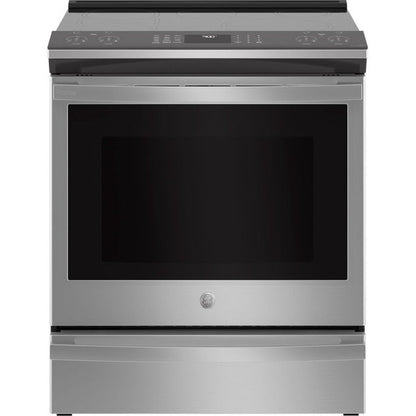 GE Profile™ 30" PHS930YPFS Smart Slide-In Fingerprint Resistant Front-Control Induction and Convection Range with No Preheat Air Fry