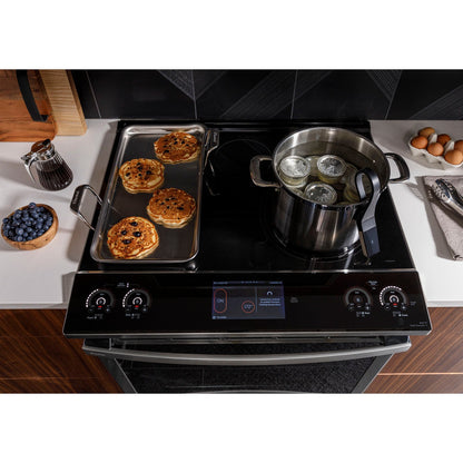 GE Profile PHS93EYPFS 30" 5.3 Cu. Ft. Smart Slide-In Induction & Convection Range with No Preheat Air Fry