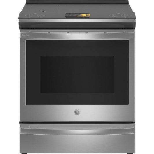 GE Profile PHS93XYPFS 30" 5.3 Cu. Ft. Smart Slide-In Induction & Convection Range with In-Oven Camera