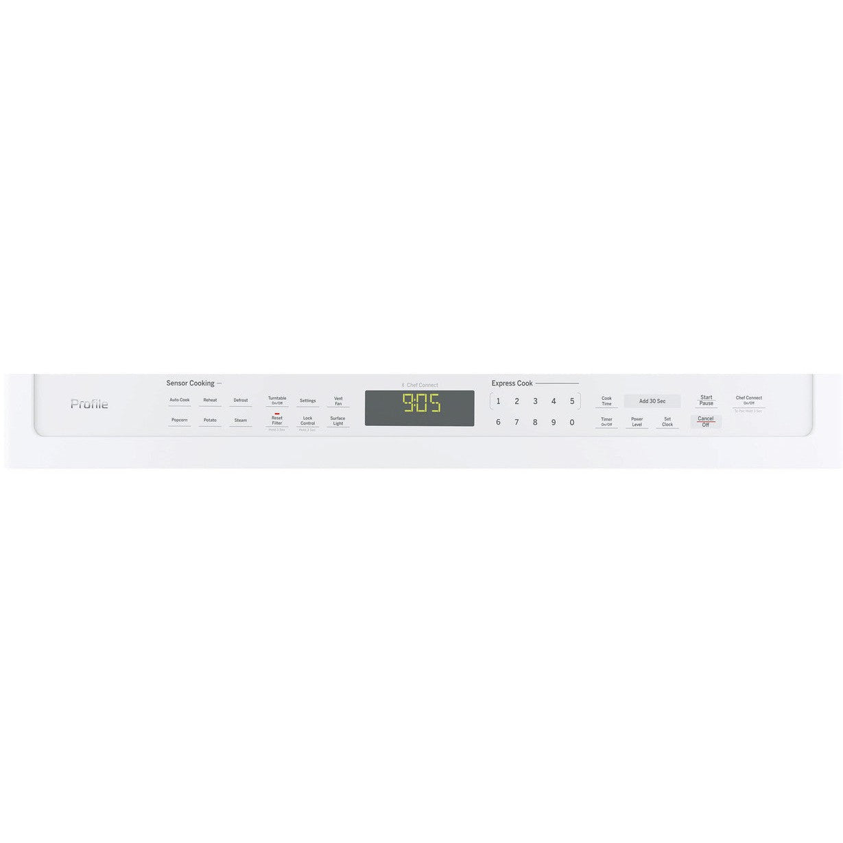 GE Profile PVM9005DJWW 2.1 Cu. Ft. Over-the-Range Sensor Microwave Oven – White