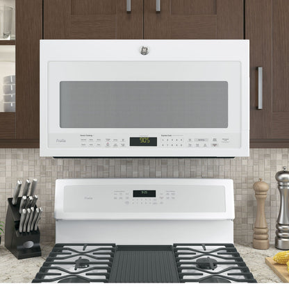 GE Profile PVM9005DJWW 2.1 Cu. Ft. Over-the-Range Sensor Microwave Oven – White
