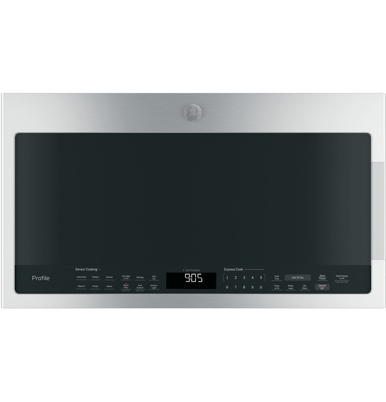GE Profile PVM9005SJSS 2.1 Cu. Ft. Over-the-Range Sensor Microwave Oven
