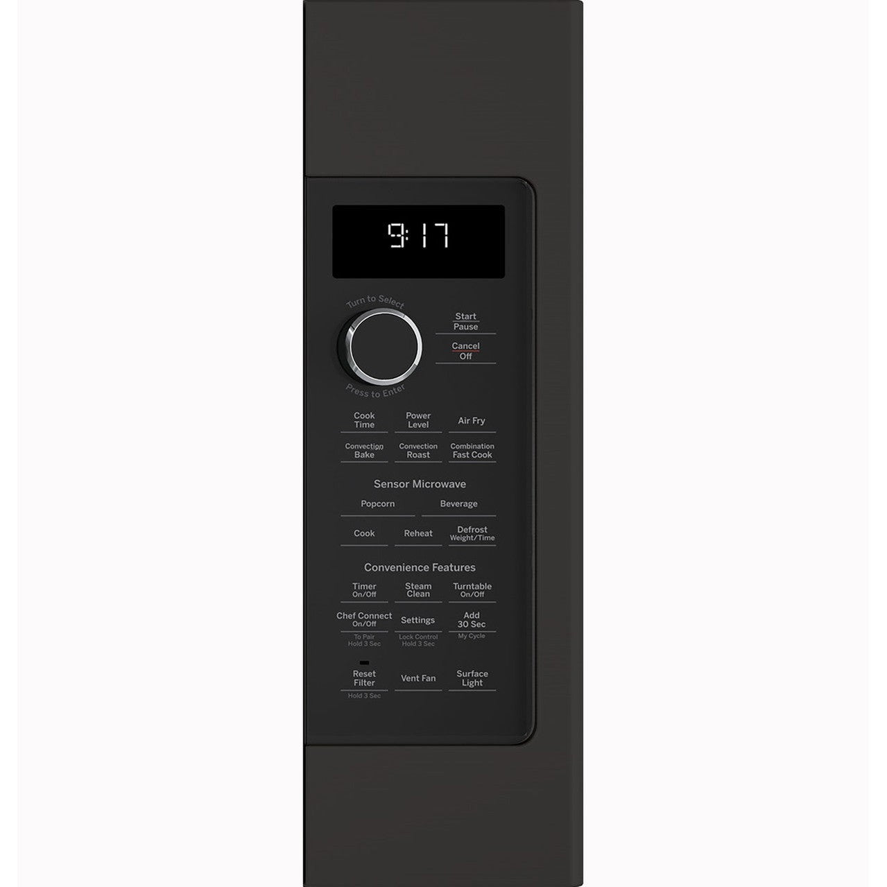 GE Profile PVM9179BRTS 1.7 Cu. Ft. Convection Over-the-Range Microwave Oven – Black Stainless Steel