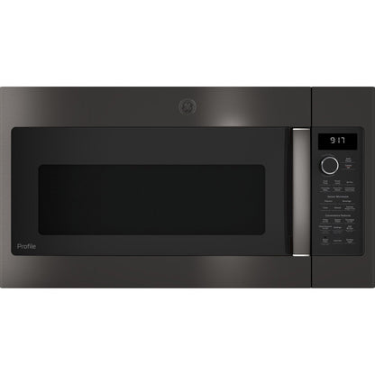 GE Profile PVM9179BRTS 1.7 Cu. Ft. Convection Over-the-Range Microwave Oven – Black Stainless Steel