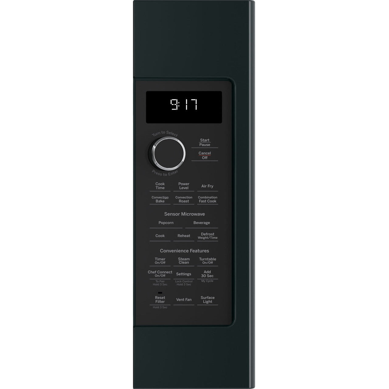 GE Profile PVM9179DRBB 1.7 Cu. Ft. Convection Over-the-Range Microwave Oven – Black