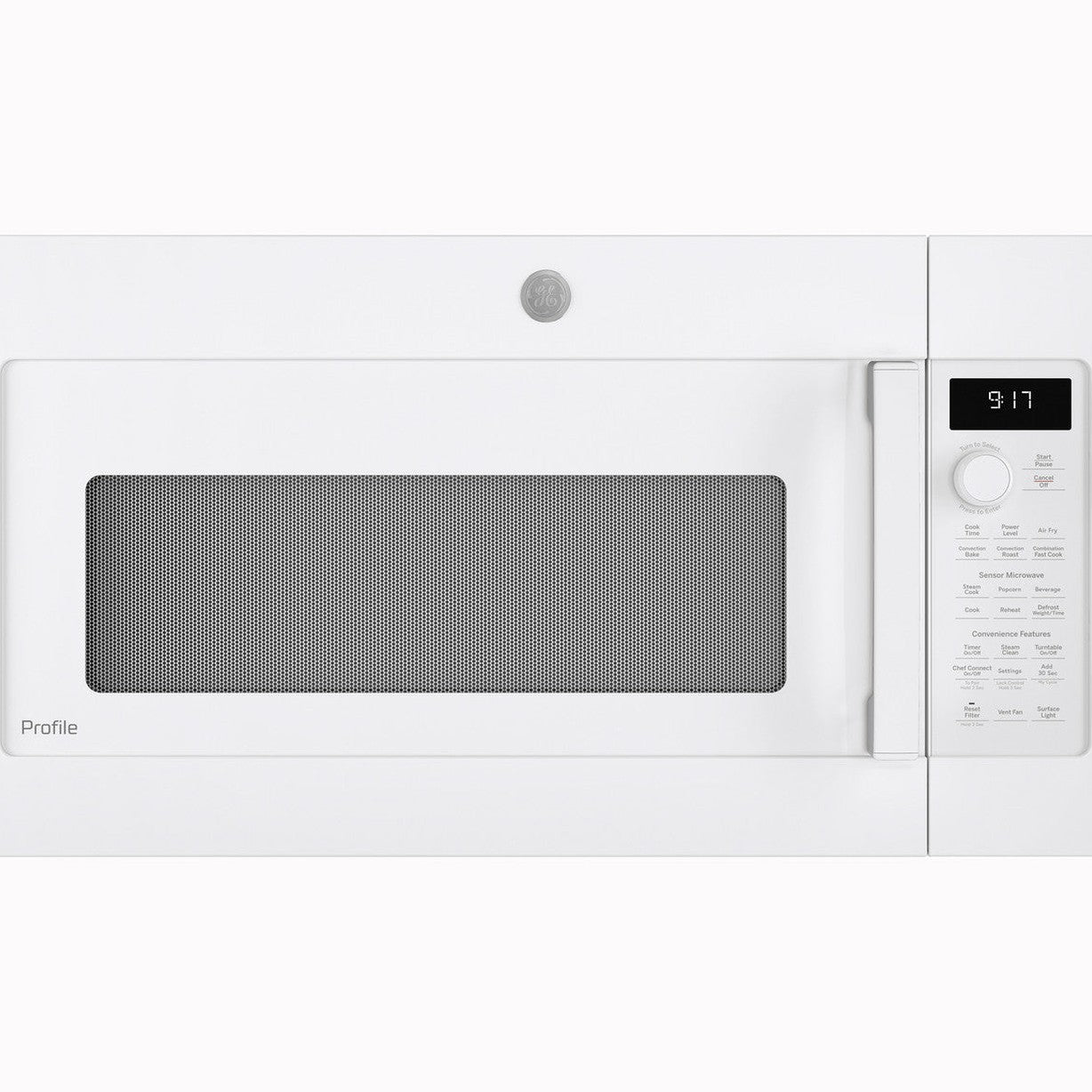 GE Profile PVM9179DRWW 1.7 Cu. Ft. Convection Over-the-Range Microwave Oven – White
