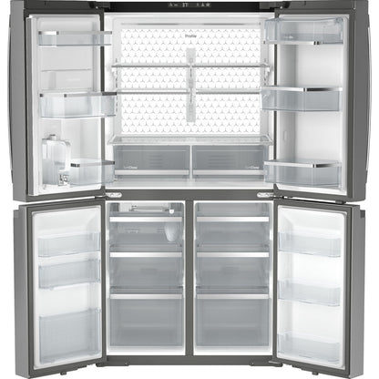 GE Profile PAD28BYTFS 36" 28.4 Cu. Ft. Quad-Door French Door Refrigerator with Door-in-Door