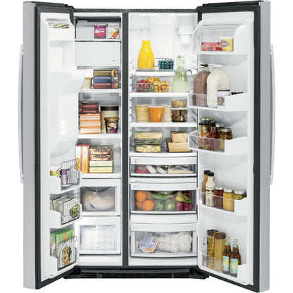 GE Profile PSE25KYHFS 36" 25.3 Cu. Ft. Side-by-Side Refrigerator