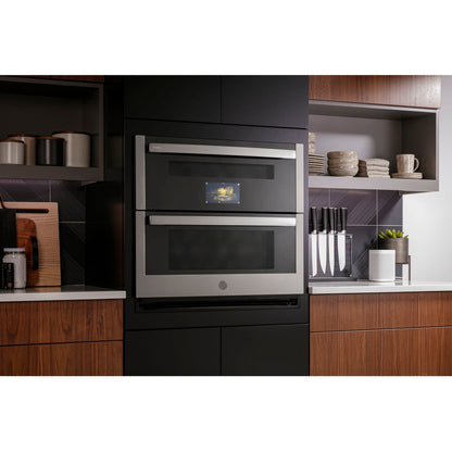 GE Profile PTS9200SNSS 30" Smart Built-In Twin Flex Convection Wall Oven