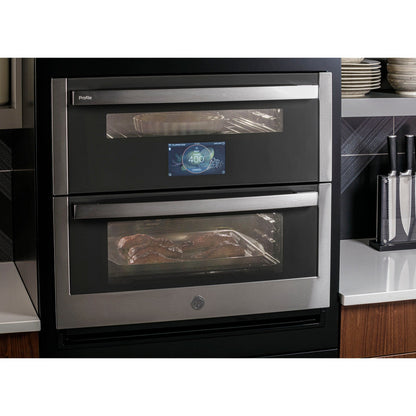 GE Profile PTS9200SNSS 30" Smart Built-In Twin Flex Convection Wall Oven