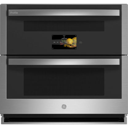 GE Profile PTS9200SNSS 30" Smart Built-In Twin Flex Convection Wall Oven