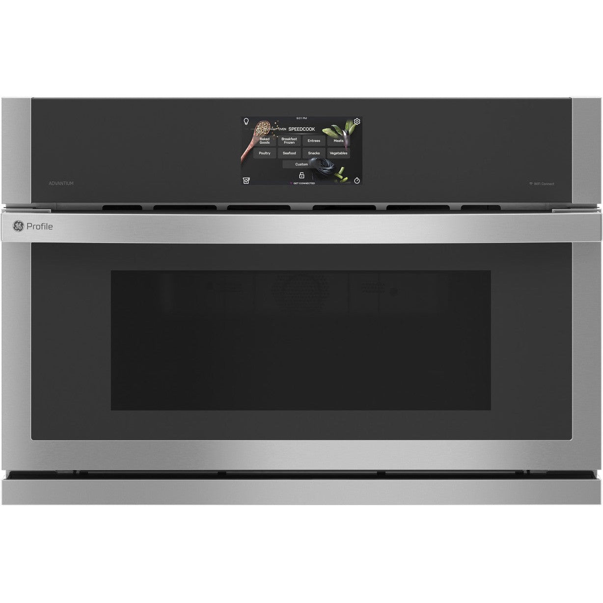 GE Profile PSB9120SVSS 30" Single Wall Oven with 120V Advantium® Technology – Stainless Steel