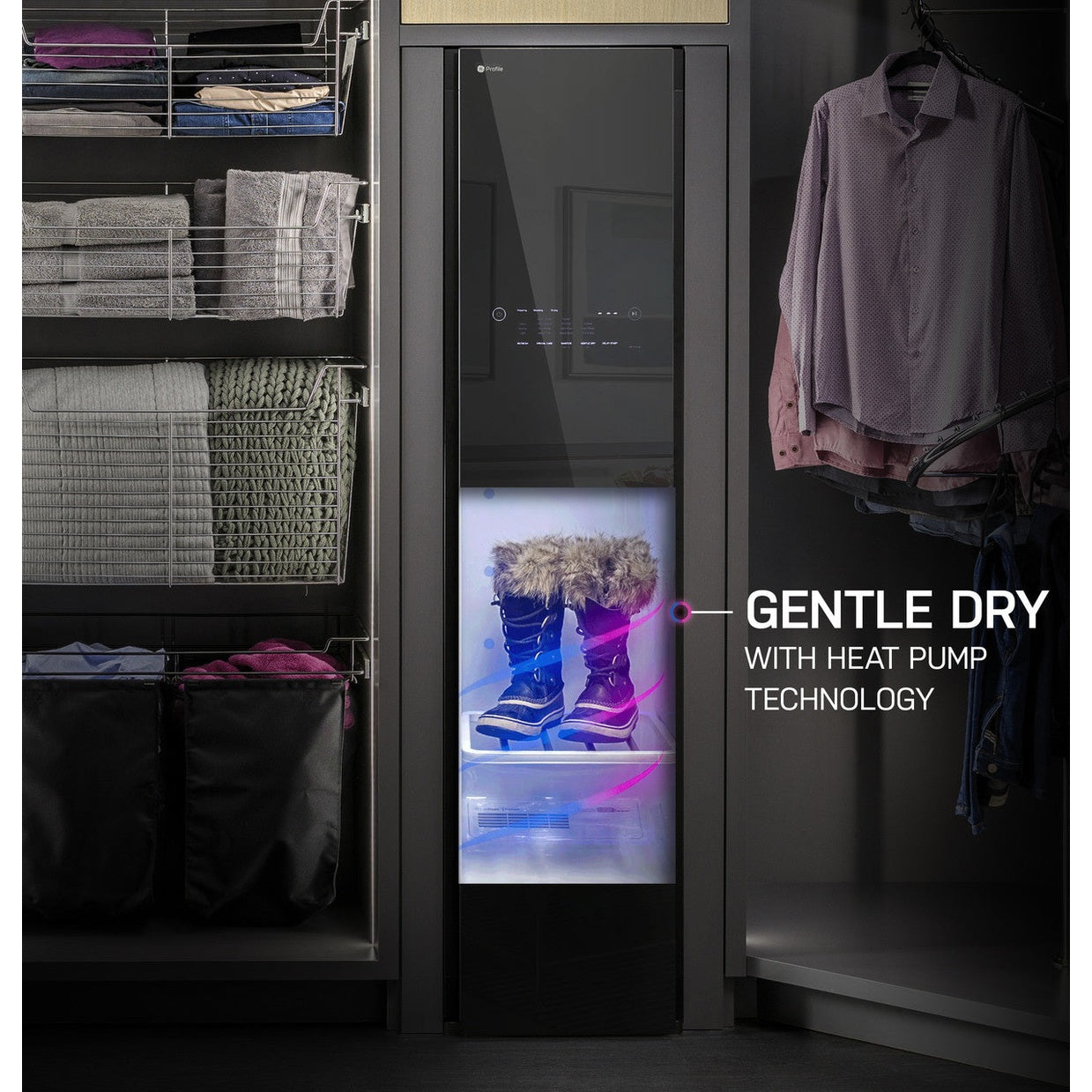 GE Profile Steam Closet with Fabric Refresh