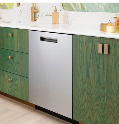 Cafe CDP888M5VS5 24" CustomFit Smart Built-In Dishwasher in Platinum Glass