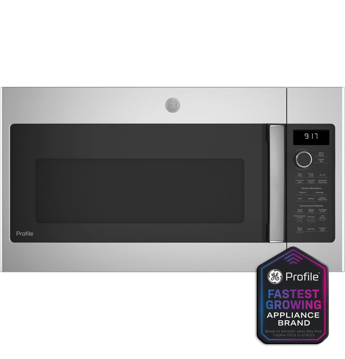 GE Profile PVM9179SRSS 30" 1.7 Cu. Ft. Convection Over-the-Range Microwave