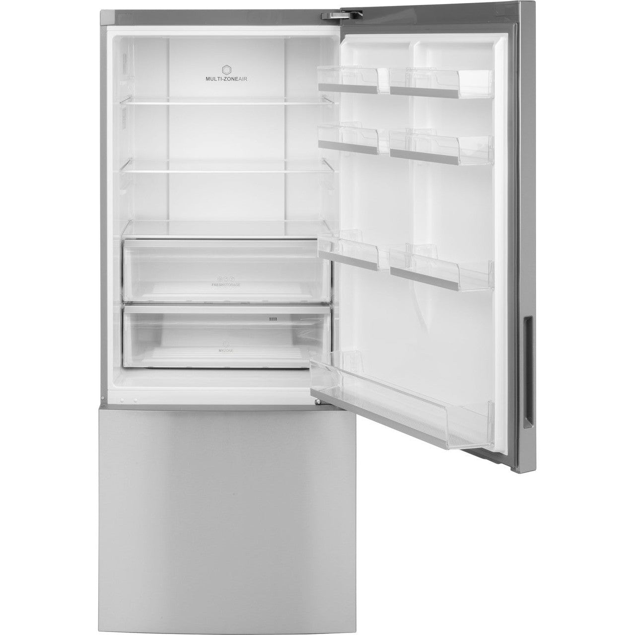 Haier HRB15N3BGS 28" Bottom-Freezer Refrigerator 15 Cu. Ft. – Stainless Steel