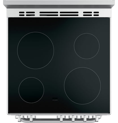 Haier QAS740RMSS 24" ENERGY STAR Electric Range with Convection – Stainless Steel