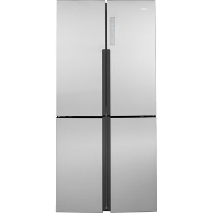 Haier QHE16HYPFS 33" Counter-Depth Quad Door Refrigerator 16.8 Cu. Ft. – Fingerprint Resistant Stainless Steel
