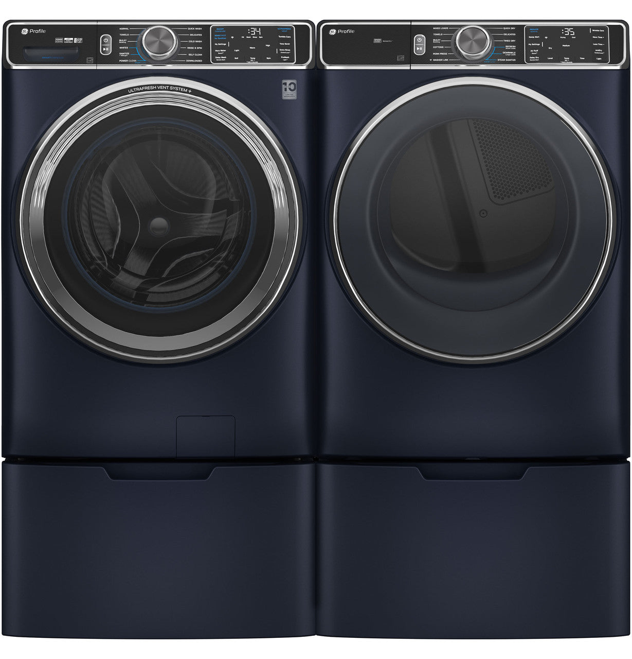 GE Profile PFW870SPVRS 5.3 cu. ft. Front Load Washer with UltraFresh Vent+