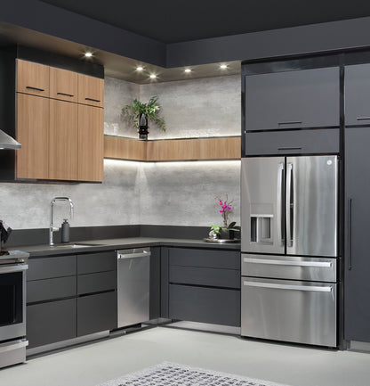 GE Profile PVD28BYNFS 36" 27.9 Cu. Ft. 4-Door French Door Refrigerator with Dual-Dispense AutoFill Pitcher