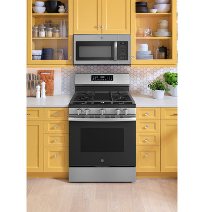 GE GGF600AVSS 30" Free-Standing Gas Convection Range – Stainless Steel