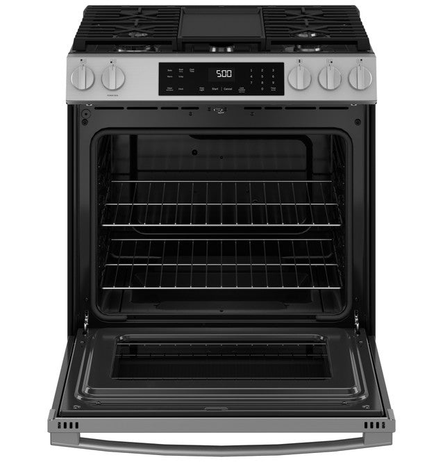 GE GGS500PVSS 30″ Slide-In Gas Range