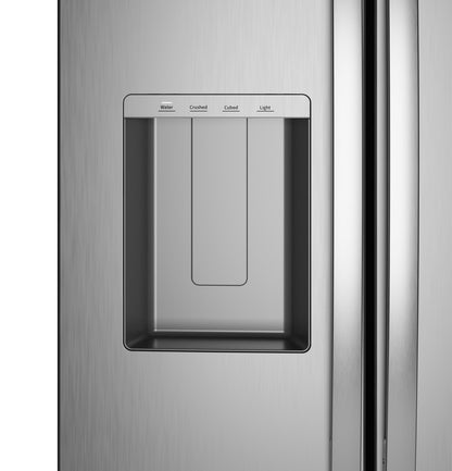 GE GZE24NYYFS 36" ENERGY STAR® Counter-Depth Side-by-Side Refrigerator – 23.6 Cu. Ft. – Fingerprint Resistant Stainless Steel