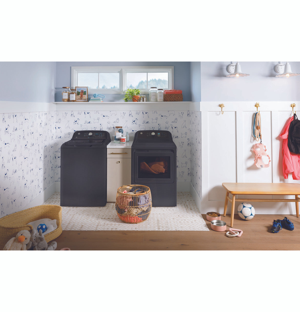 GE GTW585BPVDG 4.5 cu. ft. Capacity Washer with Agitator