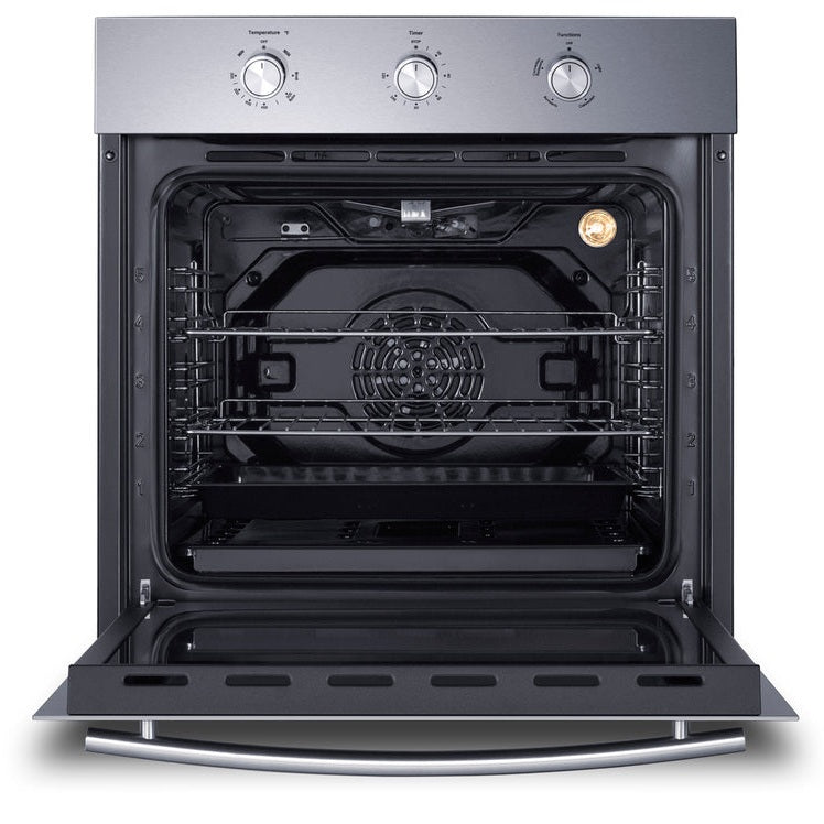Summit SGW243SS 24" Gas Single Wall Oven with Convection – Stainless Steel