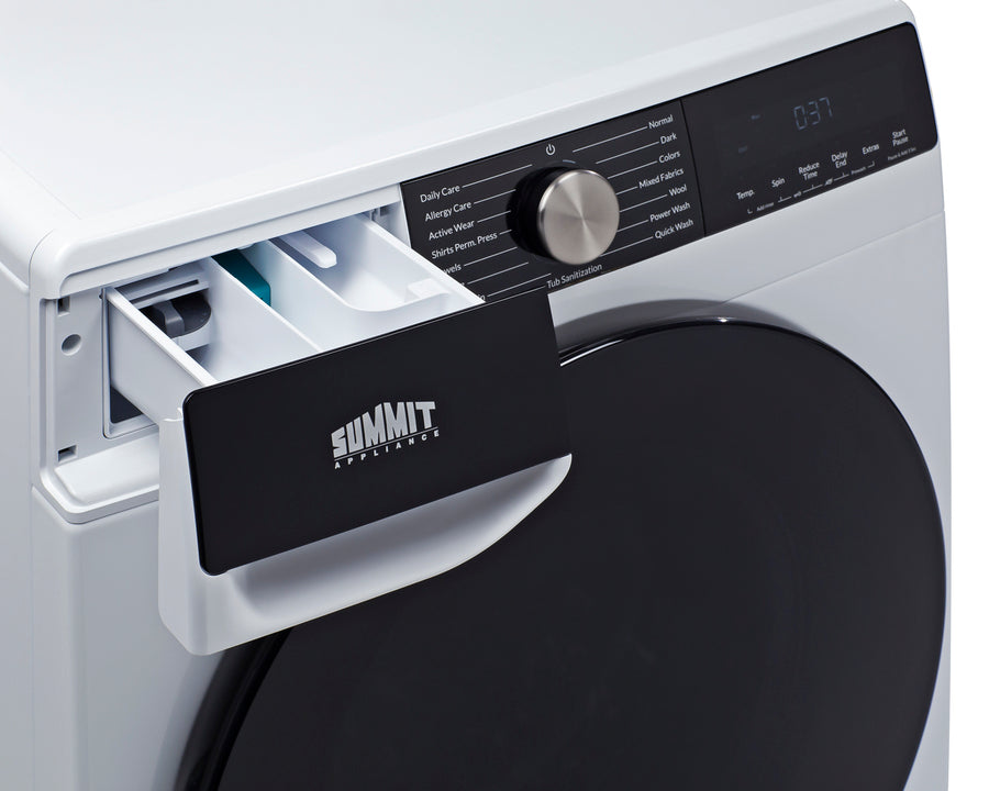 Summit SLS3434W 24" ENERGY STAR® Washer and Heat Pump Dryer Set