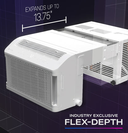 GE Profile AHTT08BC ClearView™ 8,300 BTU Smart Ultra-Quiet Window Air Conditioner – White
