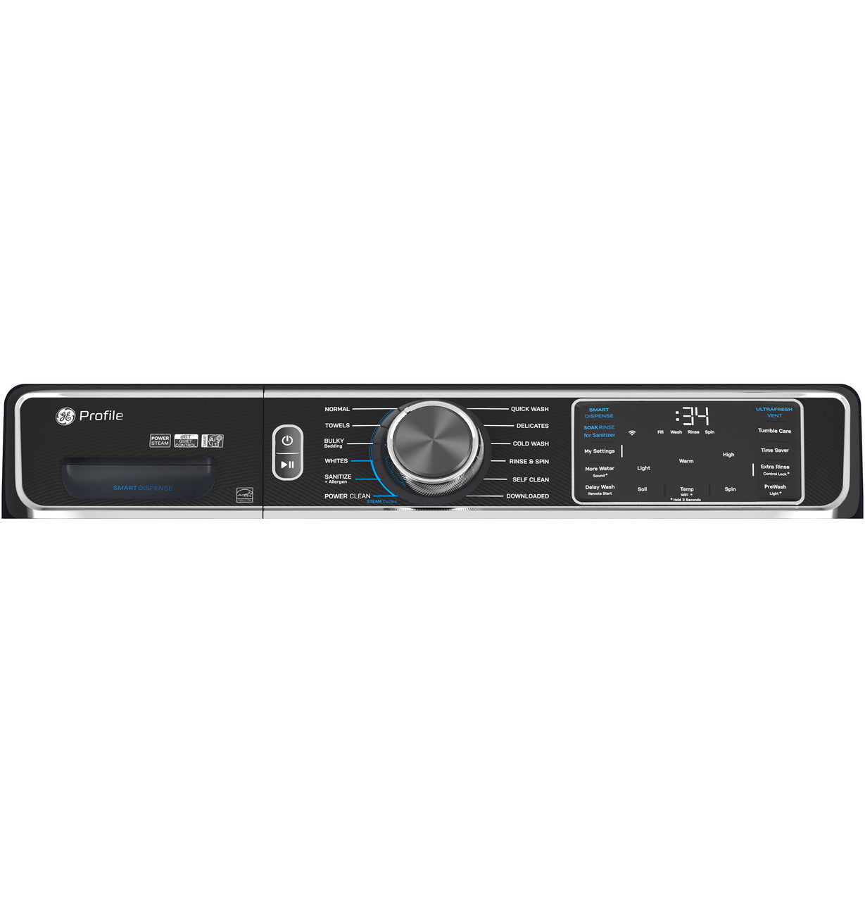 GE Profile PFW870SPVRS 5.3 cu. ft. Front Load Washer with UltraFresh Vent+