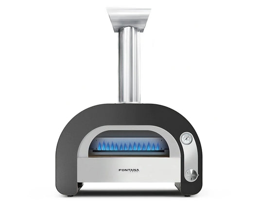 Fontana Forni Maestro 60 30" Gas Countertop Pizza Oven – Stainless Steel