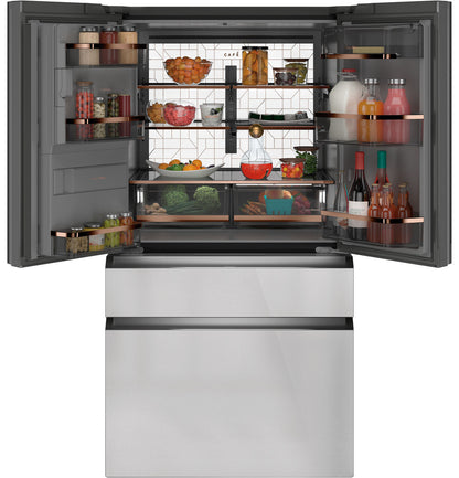 Café CXE22DM5PS5 22.3 Cu. Ft. Smart Counter-Depth 4-Door French Door Refrigerator