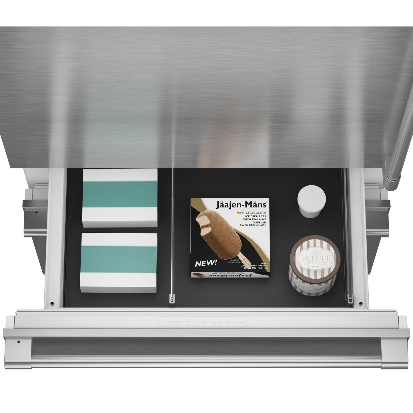Monogram ZIC363NBVLH 36" Panel-Ready Integrated Bottom Freezer Refrigerator - Left Hinge