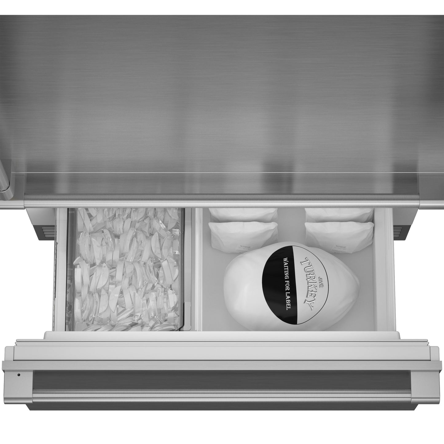 Monogram ZIC363NBVRH 36" Panel-Ready Integrated Bottom Freezer Refrigerator - Right hinge
