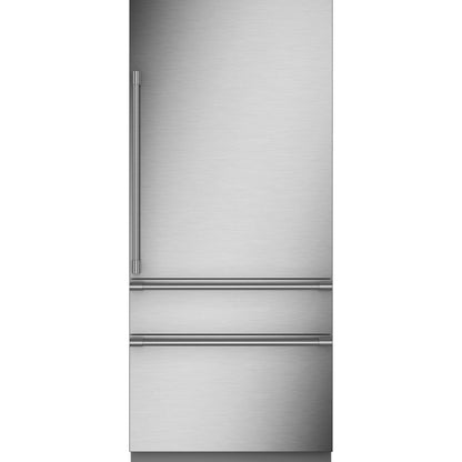 Monogram ZIC363NBVRH 36" Panel-Ready Integrated Bottom Freezer Refrigerator - Right hinge