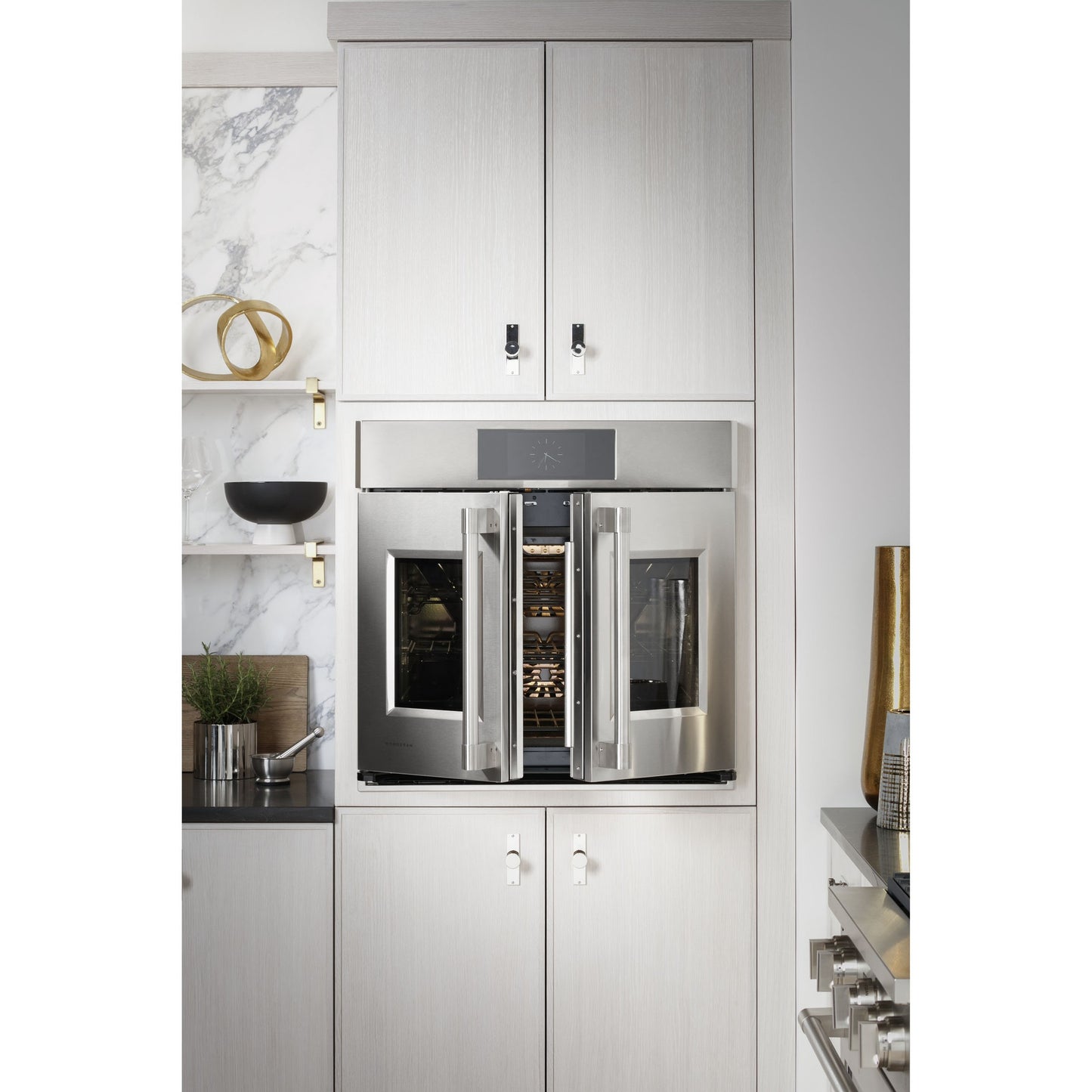 Monogram ZTDX1FPSNSS 30" Statement French-Door Double Wall Oven