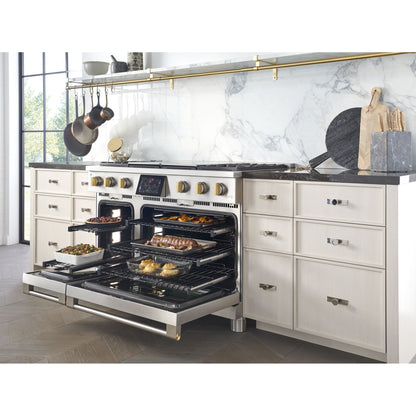 Monogram ZDP484NGTSS 48" Dual Fuel Professional Range with 4 Burners, Grill, and Griddle