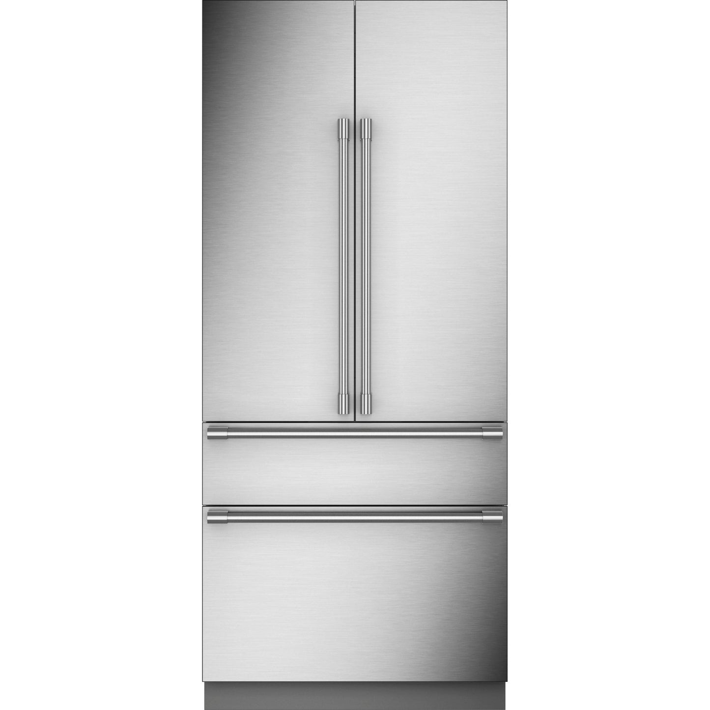 Monogram ZIP364NBVII 36" Panel-Ready Integrated French-Door Refrigerator