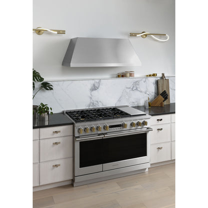 Monogram ZGP486NDTSS 48" All Gas Professional Range with 6 Burners and Griddle