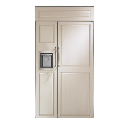 Monogram ZIS420NNII 42-inch Built-In Side-by-Side Refrigerator with Dispenser - Panel Ready