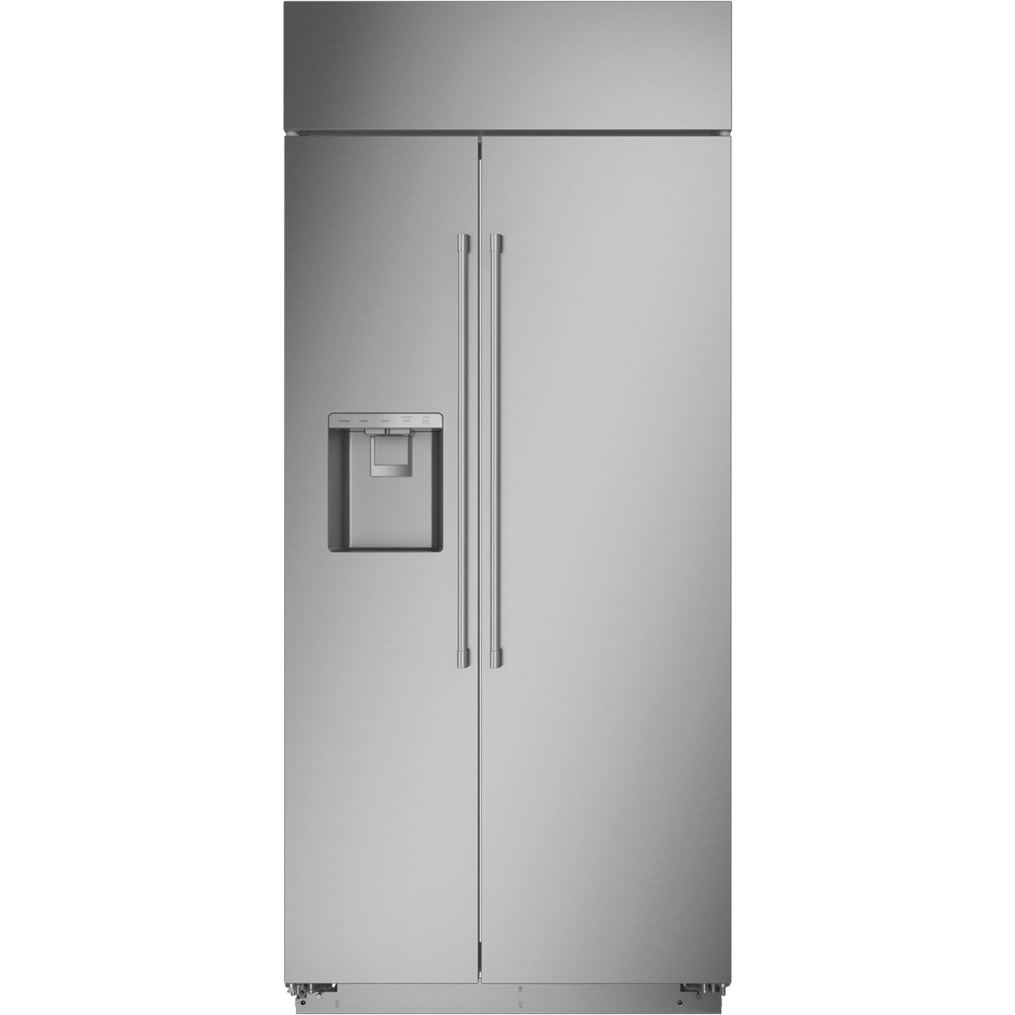Monogram ZISS360DNSS 36-inch Built-In Side-by-Side Refrigerator with Dispenser