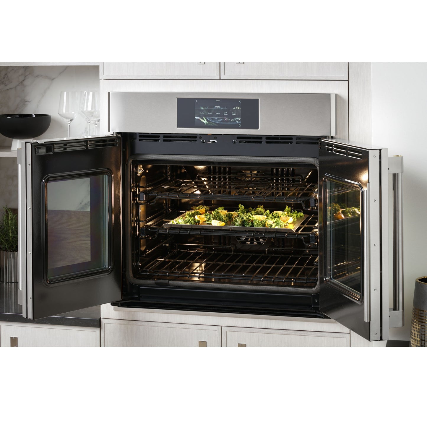 Monogram ZTSX1FPSNSS 30" Statement French-Door Single Wall Oven
