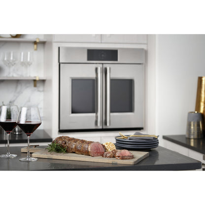 Monogram ZTSX1FPSNSS 30" Statement French-Door Single Wall Oven