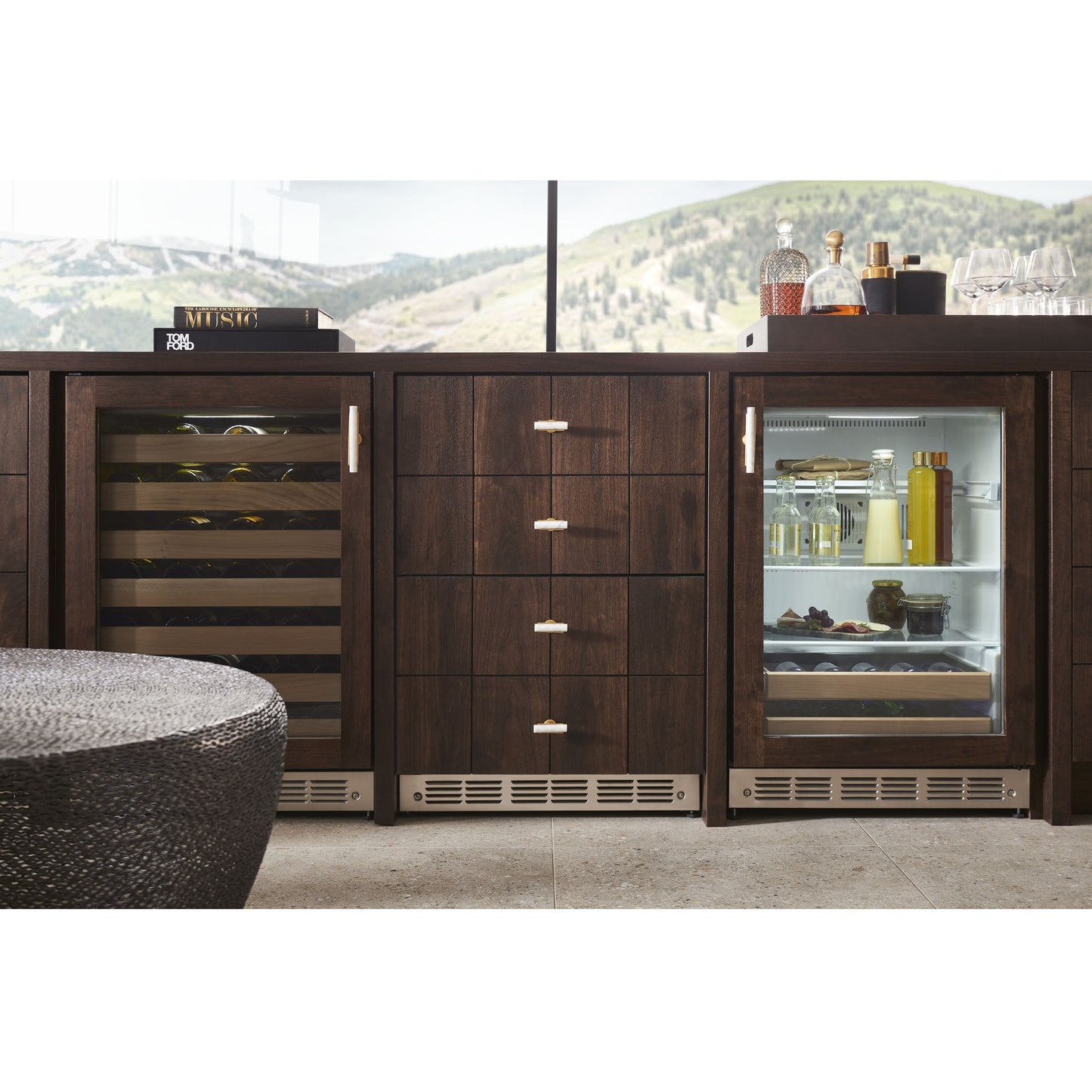 Monogram ZIDI240HII 24" Panel-Ready Built-In Double-Drawer Refrigerator
