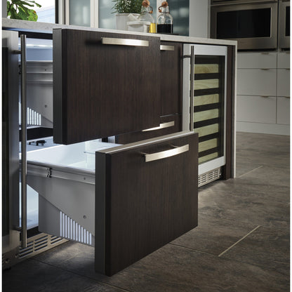 Monogram ZIDI240HII 24" Panel-Ready Built-In Double-Drawer Refrigerator