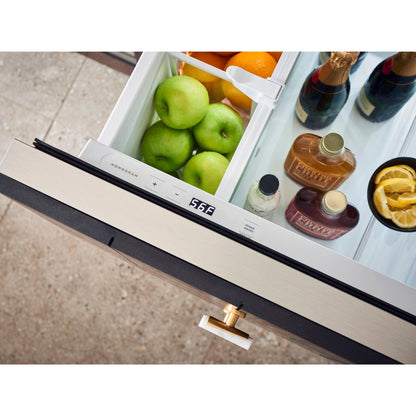 Monogram ZIDS240NSS 24" Built-In Double Drawer Refrigerator
