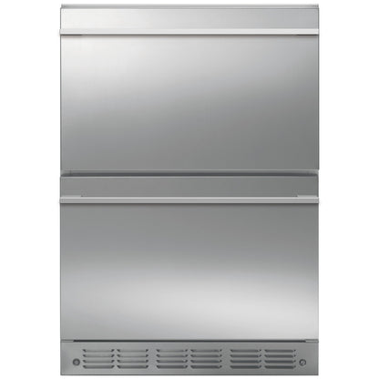 Monogram ZIDS240NSS 24" Built-In Double Drawer Refrigerator